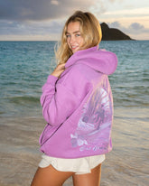 Everything Comes in Waves Hoodie in Açai