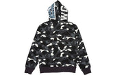 BAPE City Camo Shark WGM Full-Zip Hoodie (SS23) Black