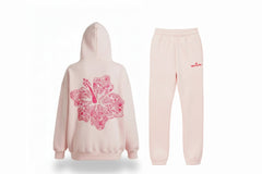 Classic Puff Tracksuit in Blush