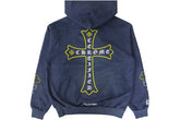 Chrome Hearts x Drake Certified Chrome Hand Dyed Hoodie Washed Blue (Miami Exclusive)