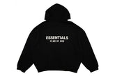 Fear of God Essentials Fleece Hoodie (FW24) Black