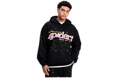 Sp5der P*NK V2 Hoodie Black