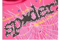 Sp5der P*NK V2 Hoodie Pink