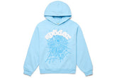 Sp5der Web Hoodie Sky Blue