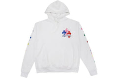 Chrome Hearts Multi Color Cross Hoodie White