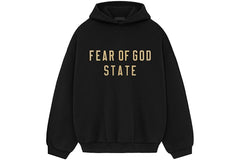 Fear of God Essentials Fleece Hoodie Black