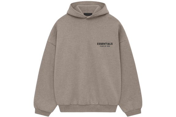Fear of God Essentials Fleece Hoodie (FW24) Heather Gray
