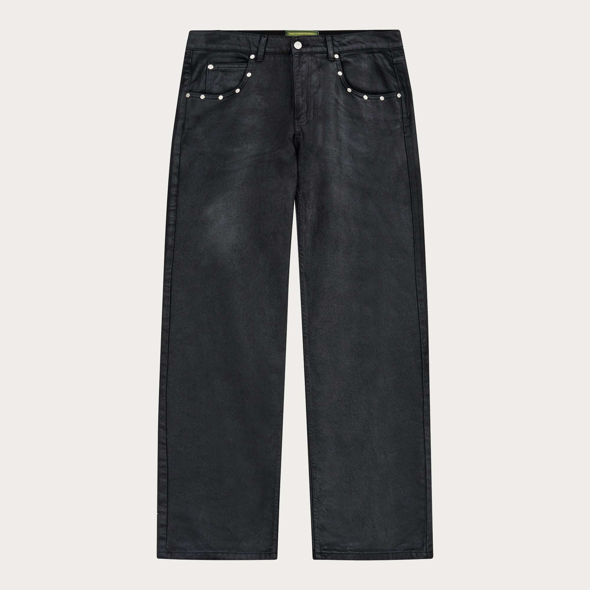 WAXED DENIM BLACK