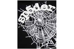Sp5der OG Web Hoodie Black