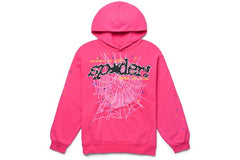 Sp5der P*NK V2 Hoodie Pink